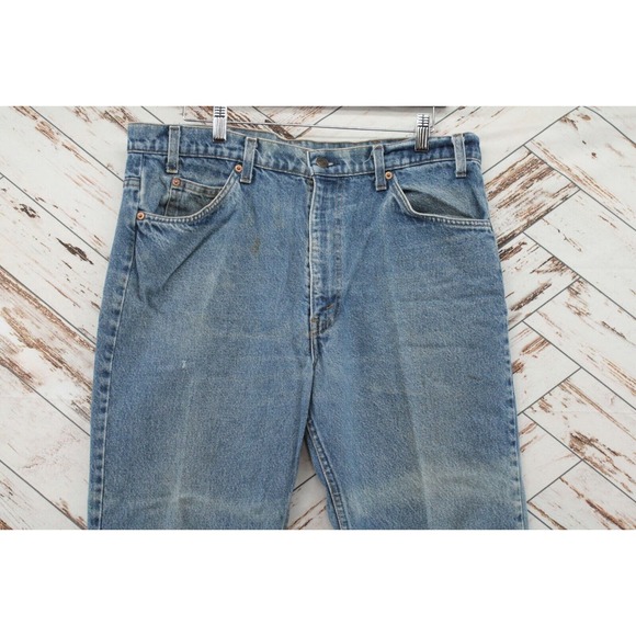 Vintage Levi's Mens Orange Tab Jeans 20517-0217 SZ 38X30 MADE IN USA - Picture 4 of 16